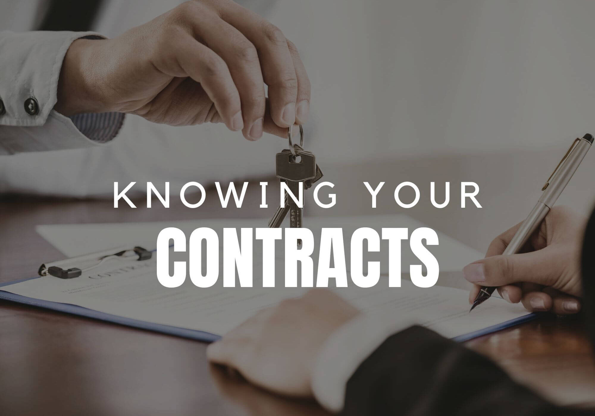 knowing your contracts